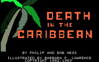 Death In The Caribbean Title Screen